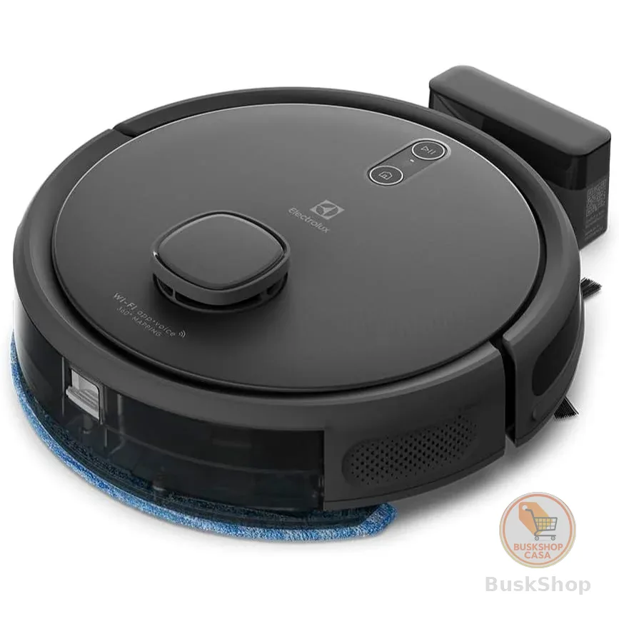 Robô Aspirador Electrolux ERB60 com Wi-Fi, Mapeamento Inteligente Cinza Bivolt