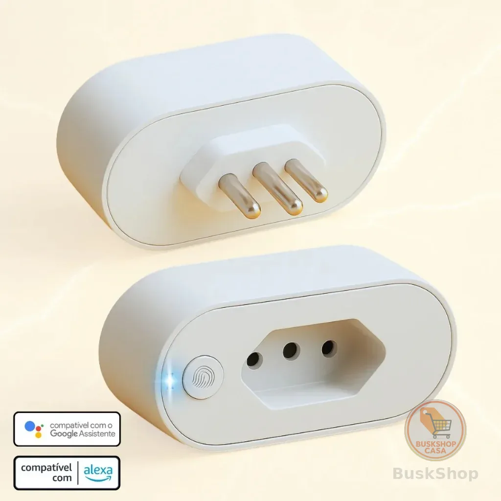 Tomada Inteligente Wi-Fi ,Smart Plug,16A e 20A Alexa e Google - ASUS