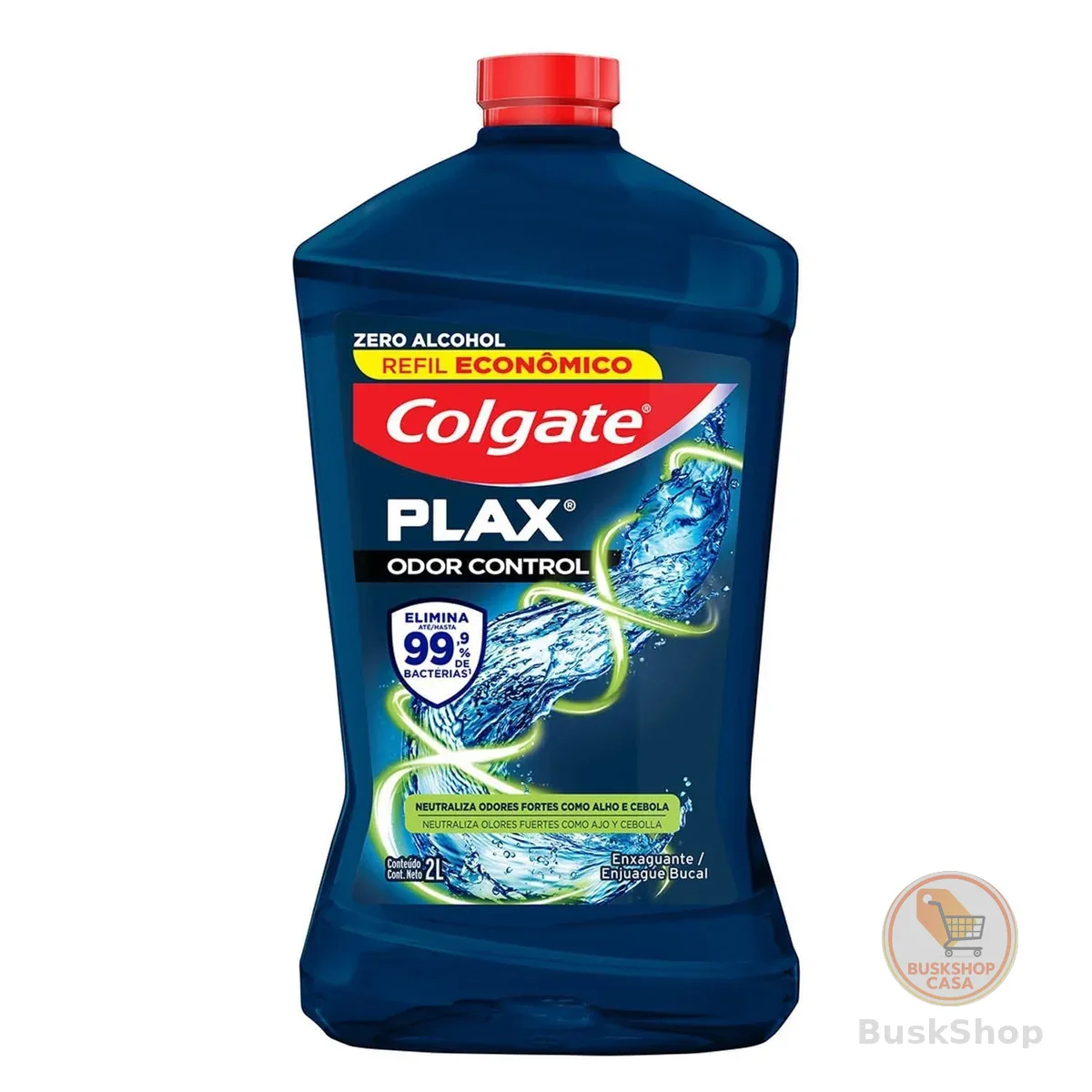 Enxaguante Bucal Colgate Plax Odor Control 2L | Sem Álcool