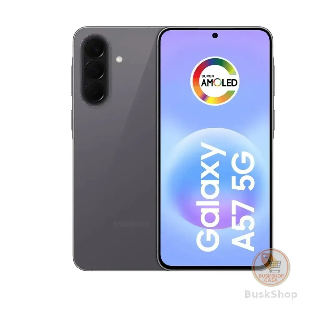 Celular Samsung Galaxy A57 5G 128GB, 8GB RAM, Câmera 50MP, IP68, Super AMOLED 6.7", Recursos AI -Cinza