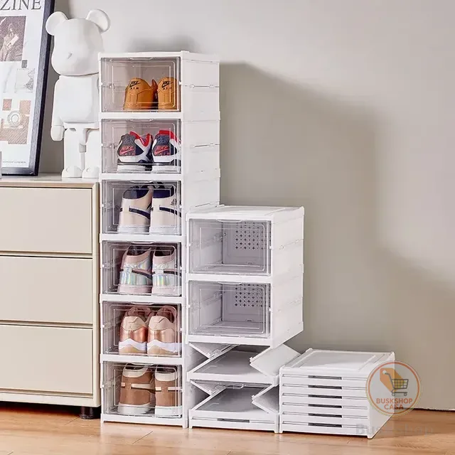 Sapateira Organizador Sapatos Empilhável Vertical 6 Andares