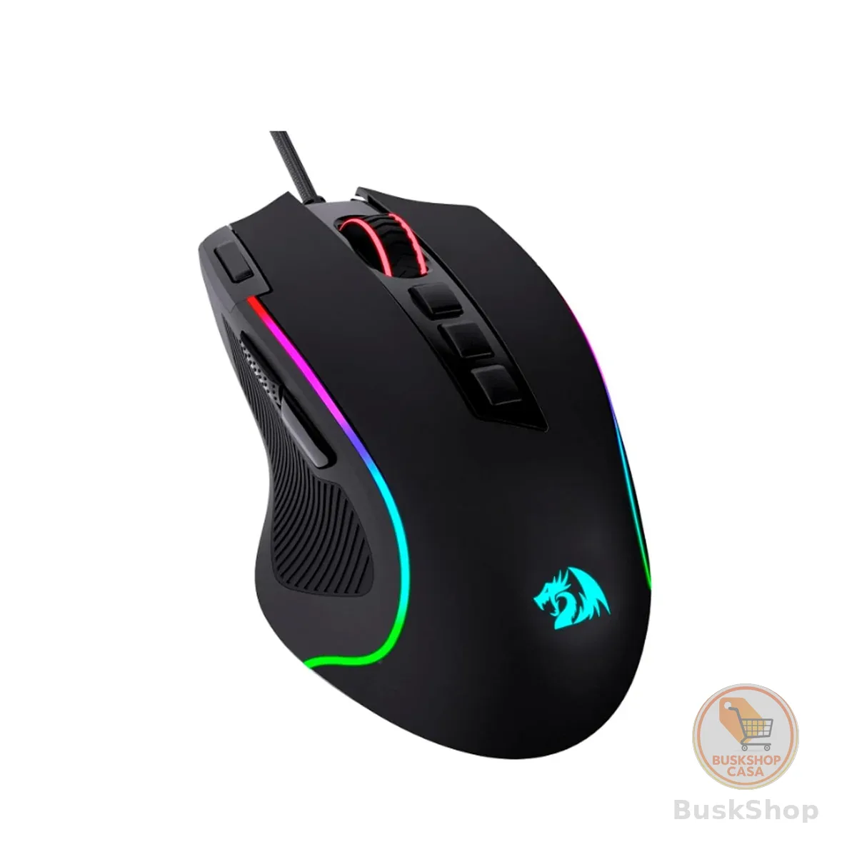 Mouse Gamer Redragon Predator RGB M612-RGB, Preto
