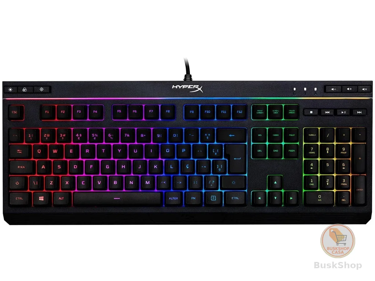 HyperX Teclado Gamer HyperX Alloy Core RGB, ABNT2, PRETO