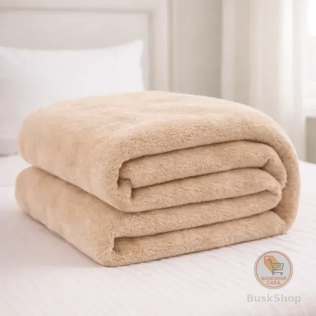 Coberta Manta Soft Casal Microfibra Anti-alérgica Dupla Face