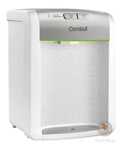 Purificador De Água Consul refrigerado Natural E Gelada com proteção antibactérias Bivolt Consul Branco - CPB34ASVNA