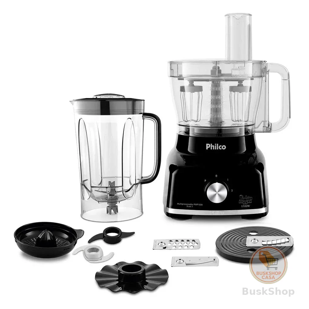 Multiprocessador, Pmp1600p, 1700W, Preto, 127v, Philco