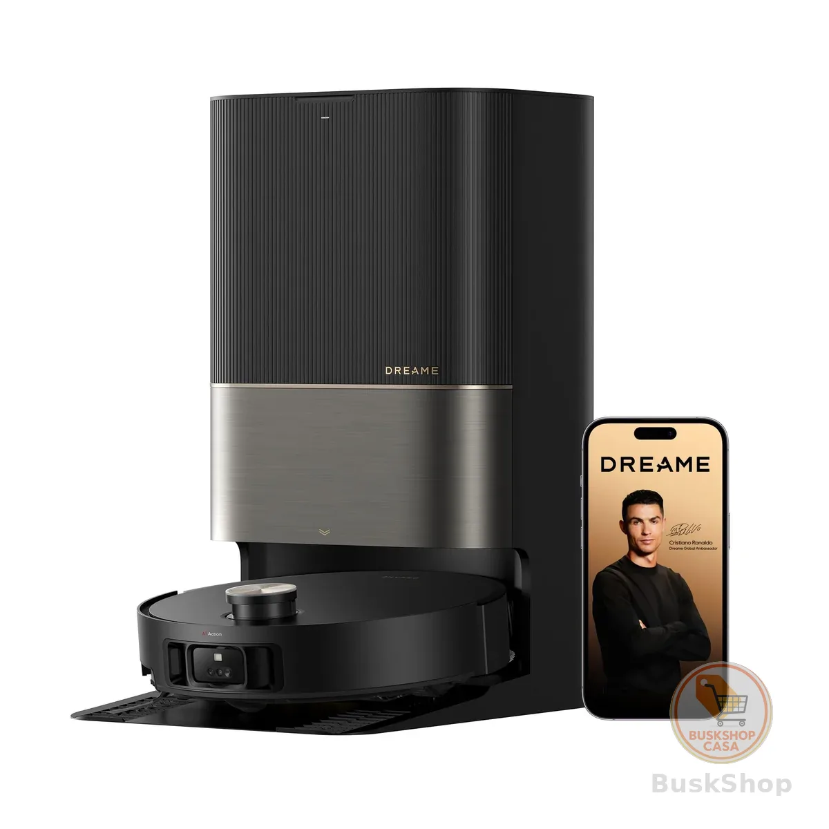 Dreame X50 Ultra Robô Aspirador e Esfregão, 20.000Pa, supera obstáculos de 6 cm, mopa extensível e removível, navegação LDS inteligente, desvio de obstáculos por IA, navegação 360° e modo pet,127V
