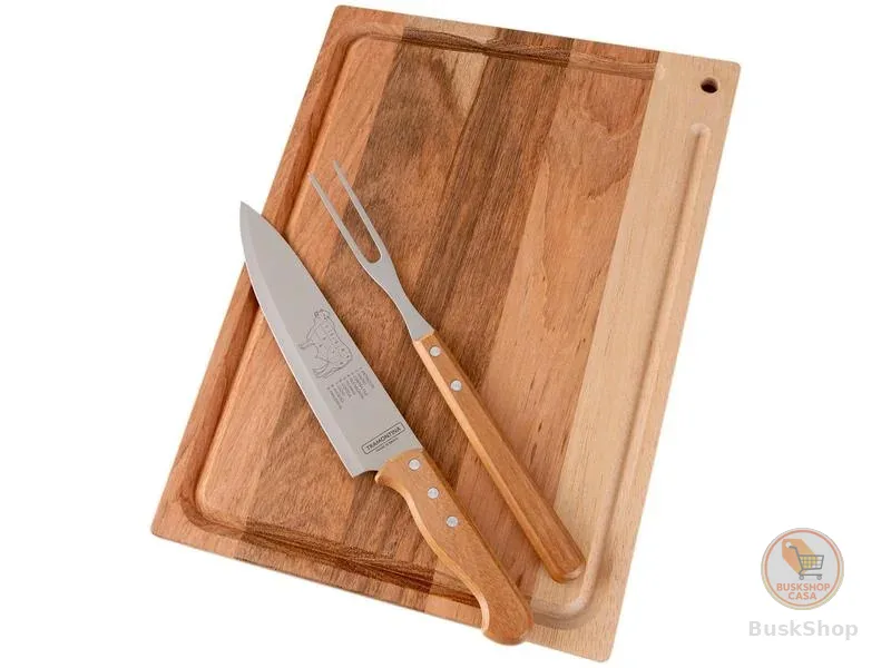 Kit Churrasco Tramontina 40x28x3,7cm 3 Peças