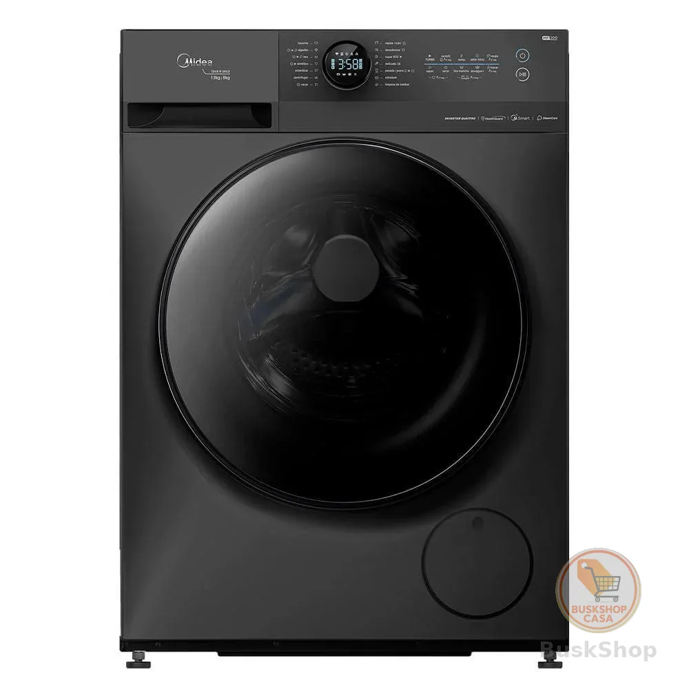 Lava e Seca 13KG Midea Healthguard Titanium Conectada MF200D130WB/GK-01 110V