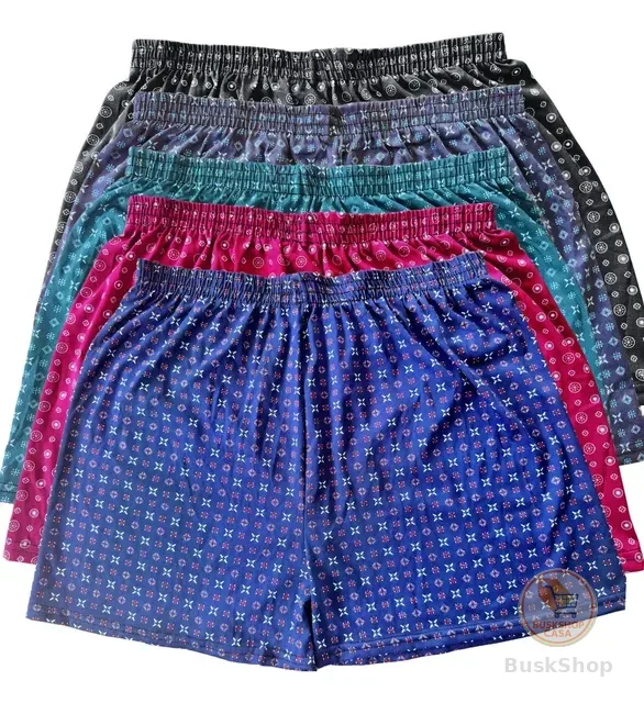 Kit 5 Cueca Samba Canção Short Masculino Pijama Conforto