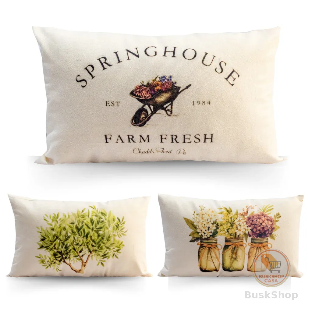 Capa Almofada Baguete Off White Estampada Personalizada para Sala Quarto em Suede Alta Qualidade Crie seu Kit