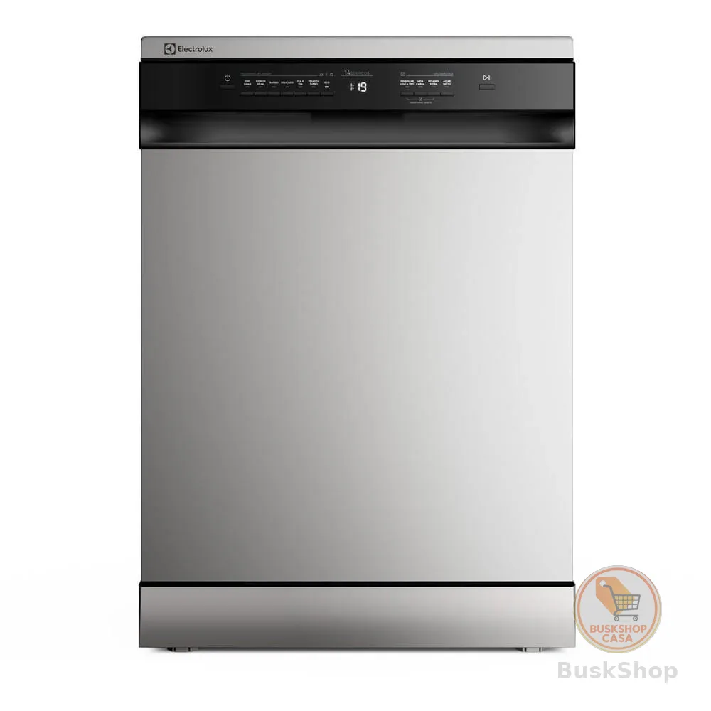 Lava-Louça Electrolux 14 Serviços Inox com Programa Lava & Seca 50 min (LS14E)