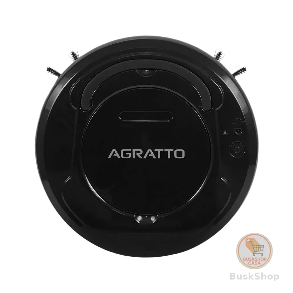 Agratto Aspirador de Pó Robô Praticci USB 3W Preto Bivolt