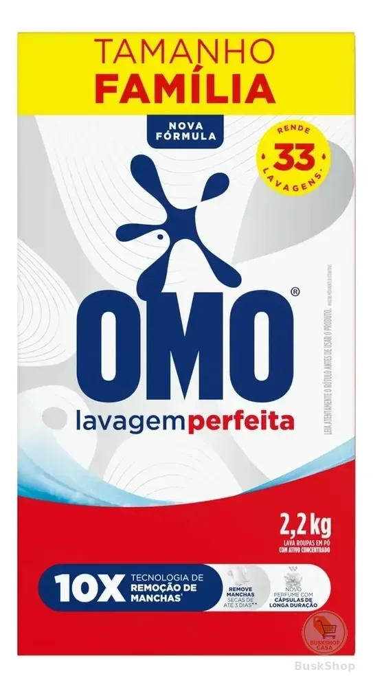 Sabão Em Pó Omo Lavagem Perfeita 2.2kg