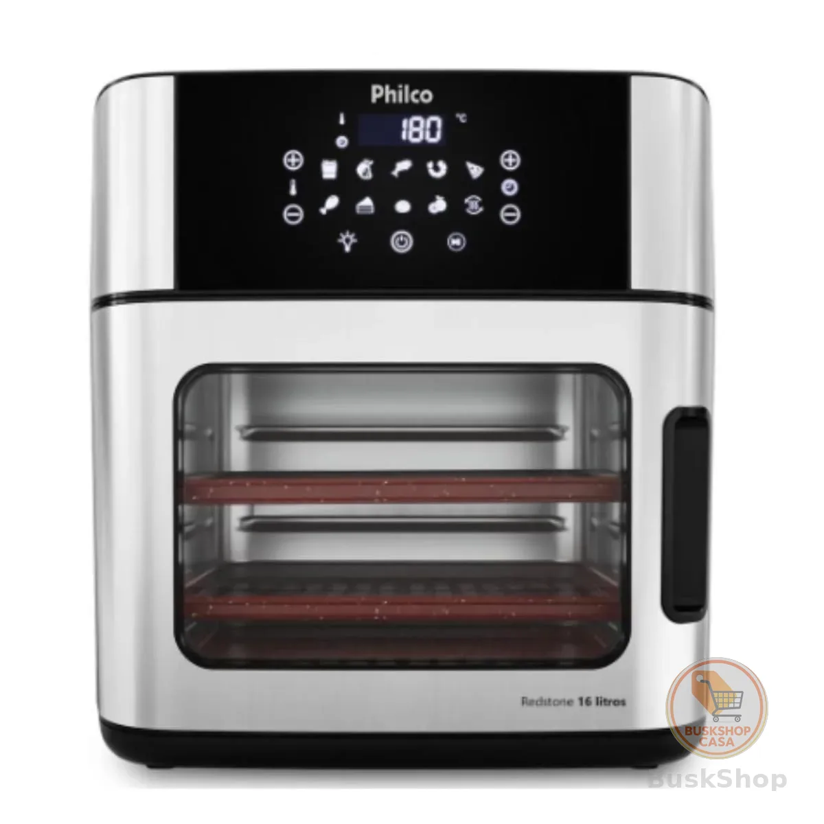 Air Fryer Philco 16L 4 em 1 Painel Digital PAF16A 127V | 4 em 1, Painel Digital