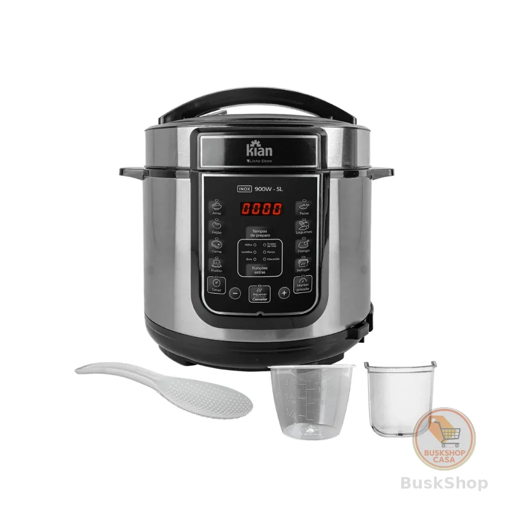 Kian Panela de Pressão 5L Elétrica Inox 127V PPE101