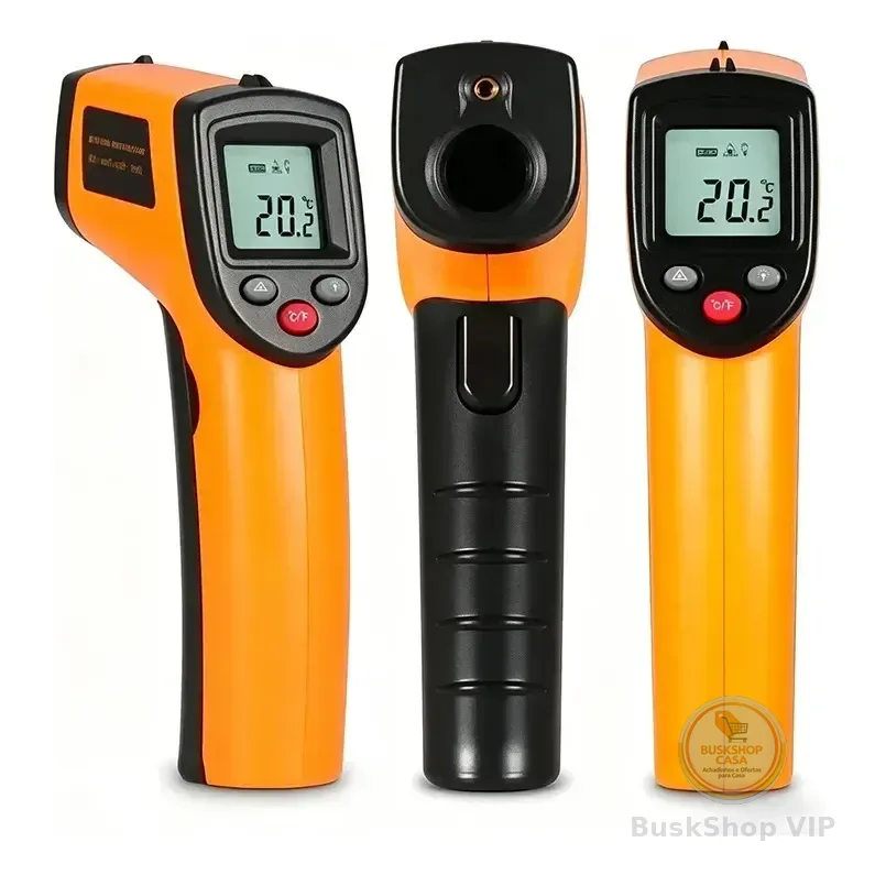 Termômetro Culinário Laser Infravermelho Para Fritura E Assados Até 400°c - Marca Blackone