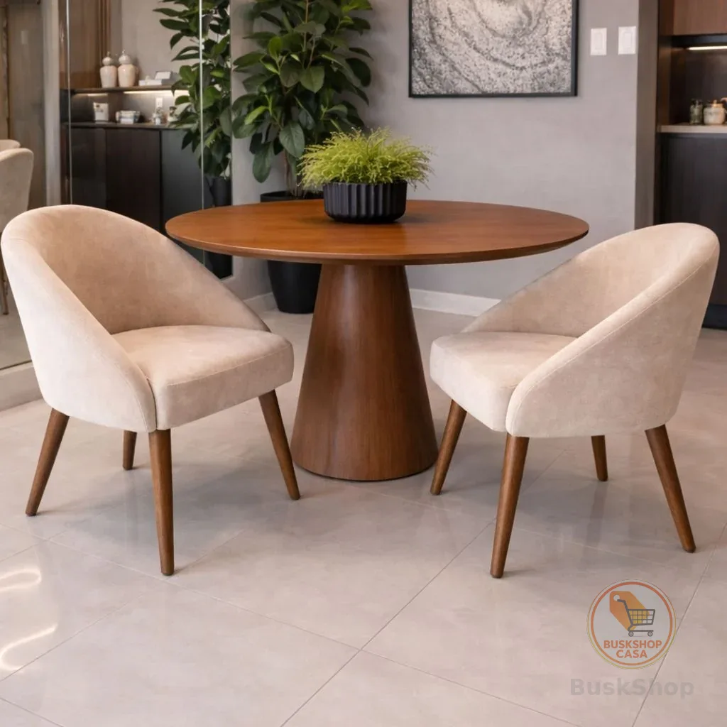 Conjunto 2 Poltronas Lua Veludo Luxo Decorativa Kit Cadeira Recepção Penteadeira Sala Escritório Várias Cores