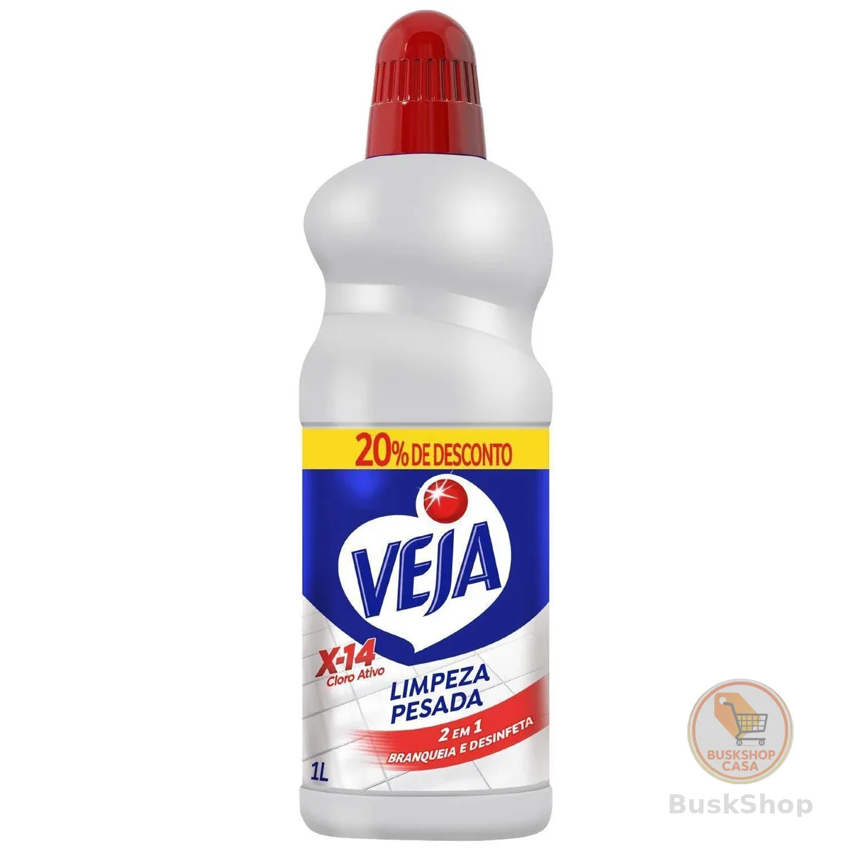 Veja Limpador para Limpeza Pesada Cloro Ativo 2 em 1 - 1L
