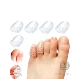 > 🛍Kit 5/10 Pares Dedeiras de Silicone Protetor Calo Unha Encravada Para Dedo Dos Pés