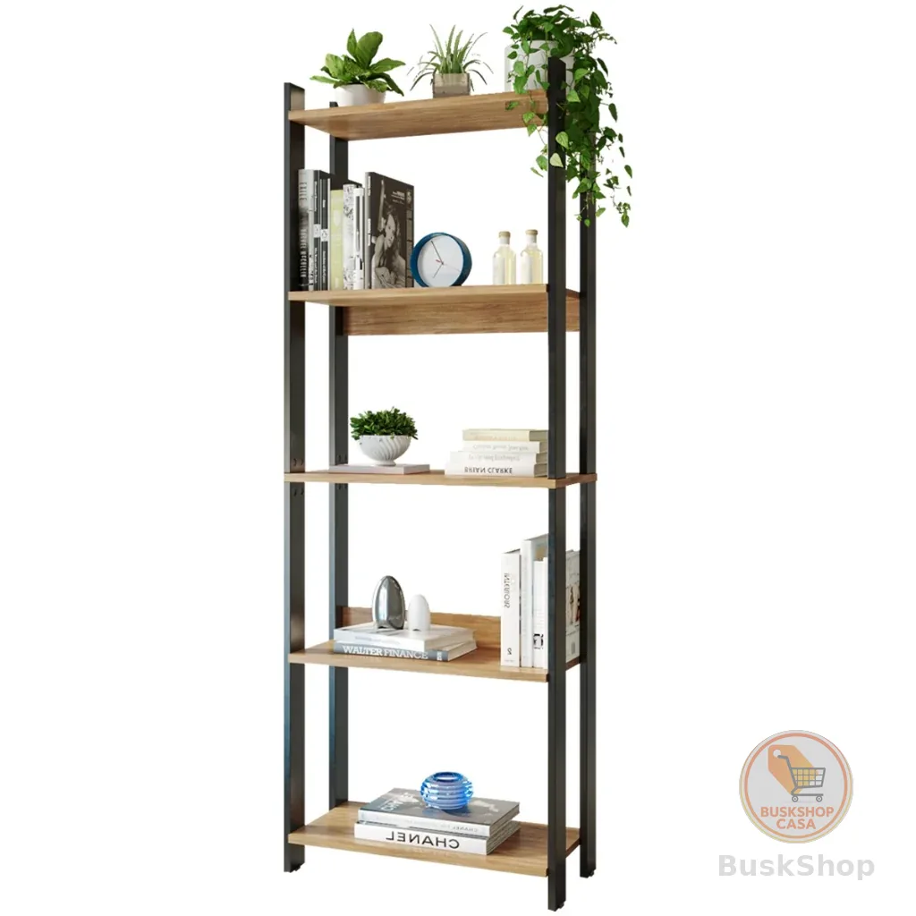 Estante Estilo Industrial 178cm com 5 Prateleiras | Organizador Multiuso Sala/Cozinha | FULL