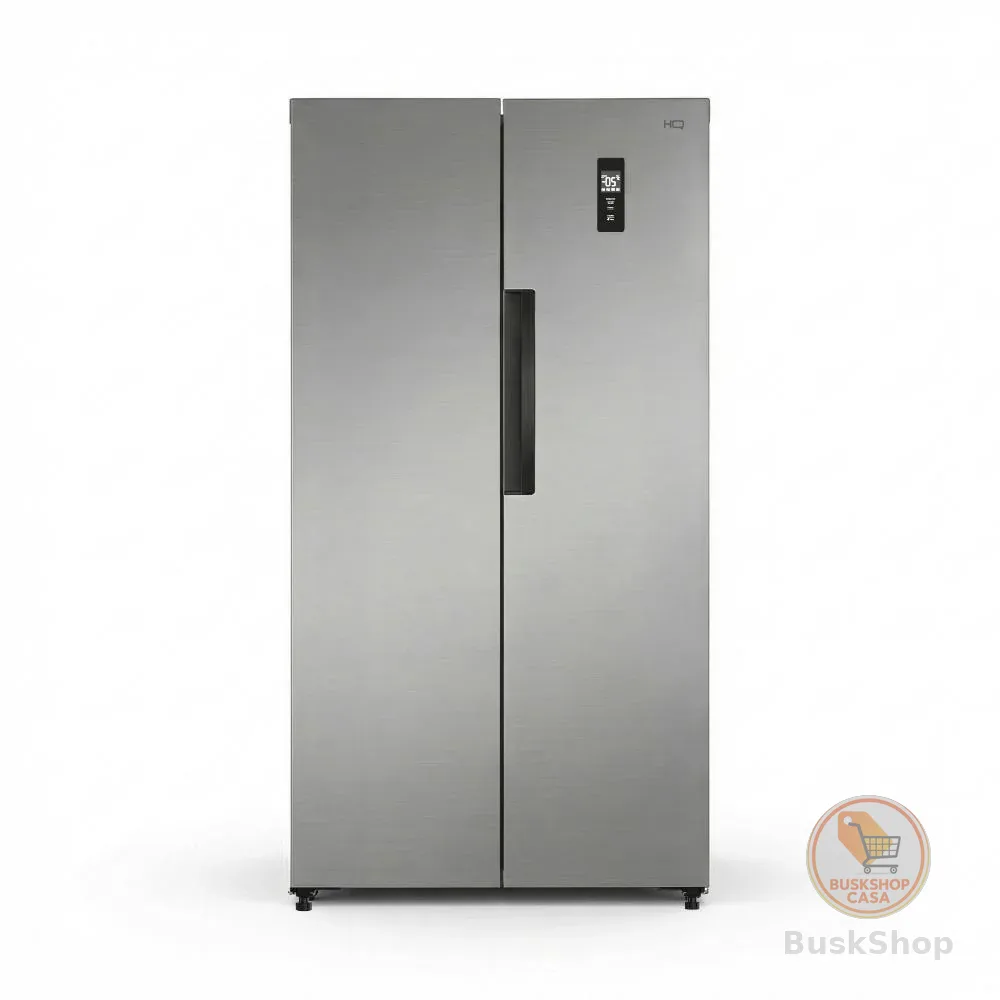 Geladeira Refrigerador HQ Frost Free Side By Side 460 Litros Inox HQ-460SBSFF