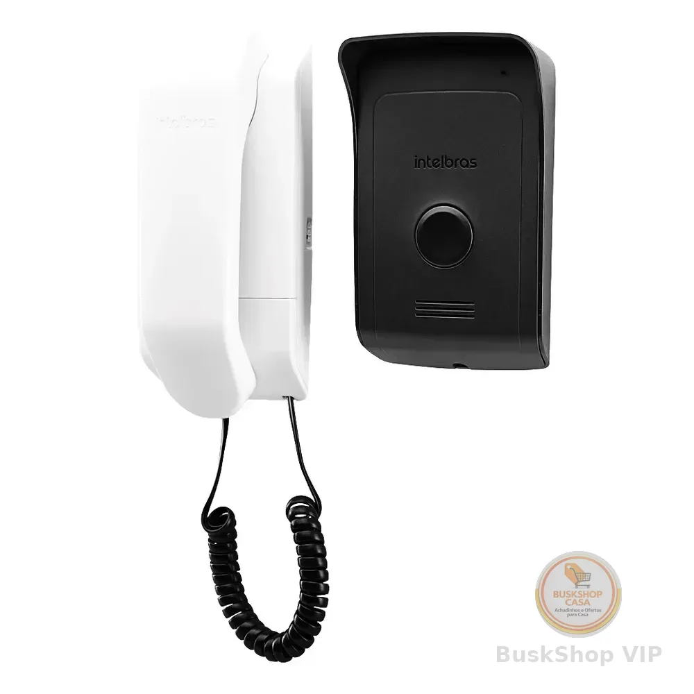 Intelbras Porteiro Residencial Ipr 1010 Preto Branco/preto 127/220v