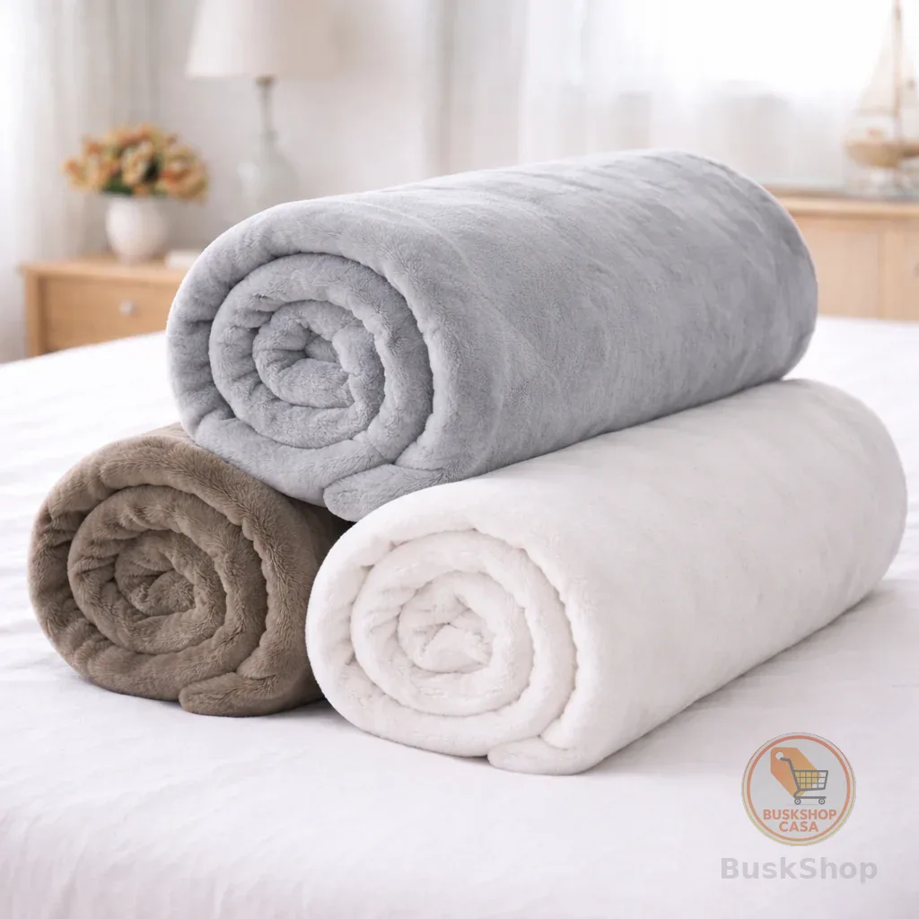 Kit 3 Mantas Lisas E Estampada Fleece Soft Toque Suave Cores Sortidas Inverno Macia
