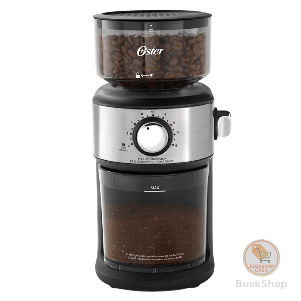Moedor de Café Automático Oster Precision com 18 níveis