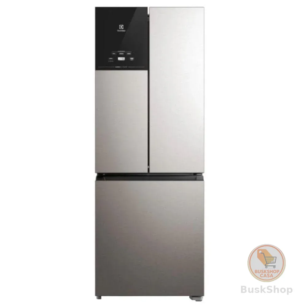 Geladeira Electrolux Frost Free Inverter 480L Efficient AutoSense 3 Portas Inox Look (IM7S) 127V