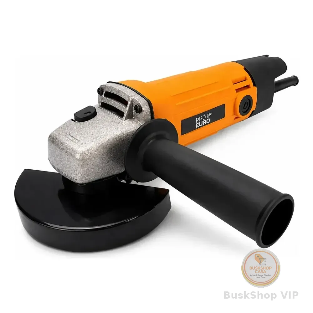 Esmerilhadeira Lixadeira Angular 720w Profissional Pró Euro Laranja 127v