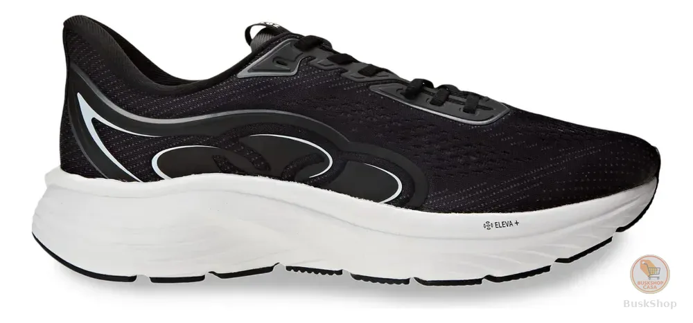 Tênis Masculino Olympikus Veloz 3 Preto Lisa 41 Br
