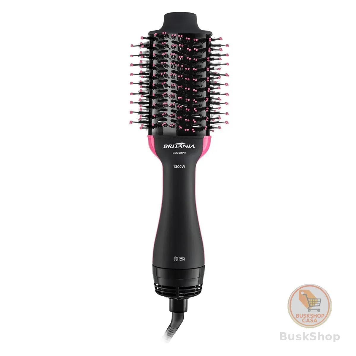 Escova Secadora Britânia BEC02PR Bivolt 4 em 1 1300W