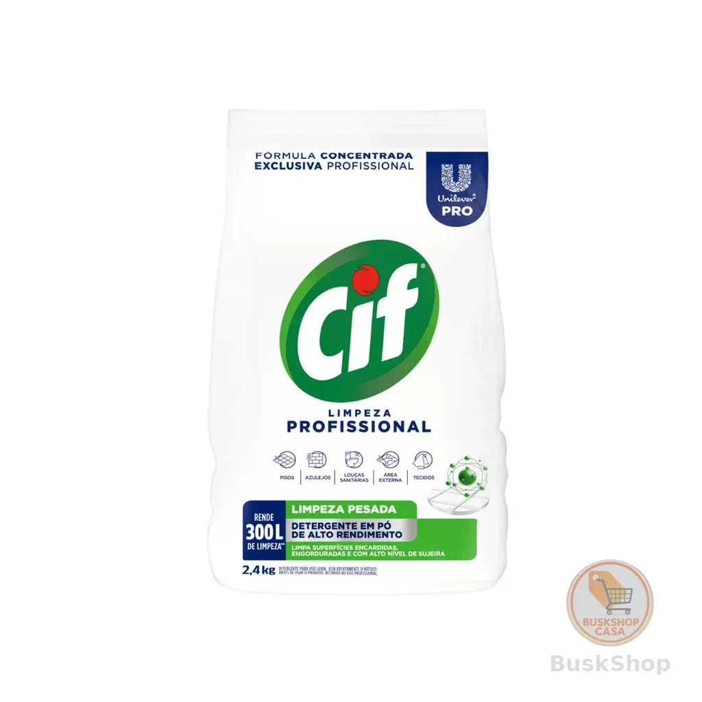 Limpador em Pó Limpeza Profissional 2,4kg Cif