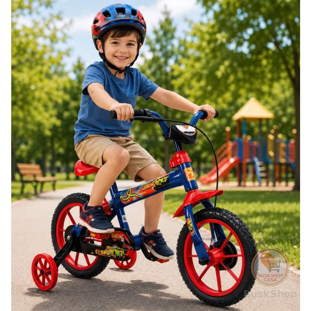 Bicicleta Infantil Aro 12 Verden com Rodinhas Cestinha e Rodinha Resistente e Ideal para Crianças