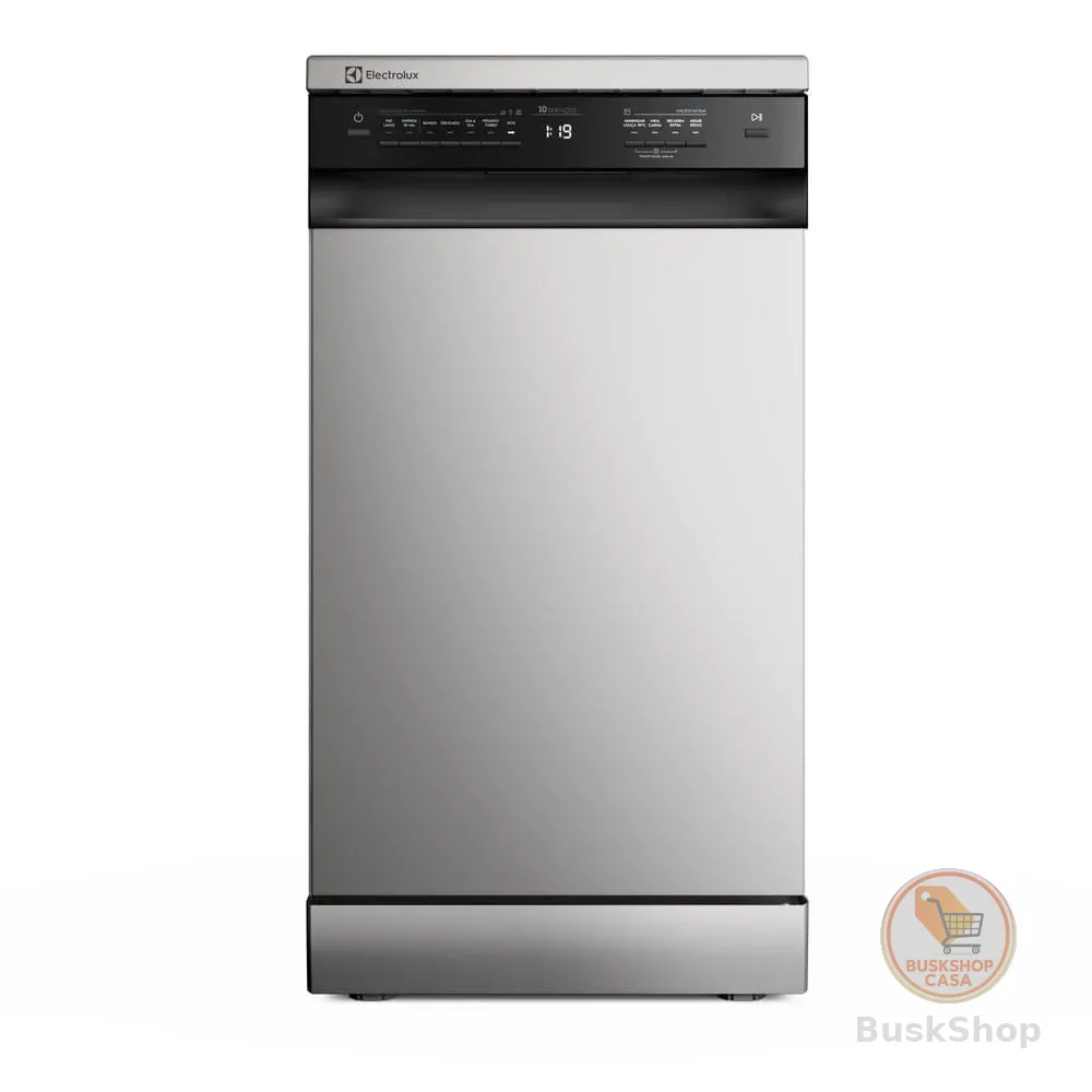 Lava-Louças Electrolux 10 Serviços Inox com Programa Lava e Seca 50min 127v LS10E