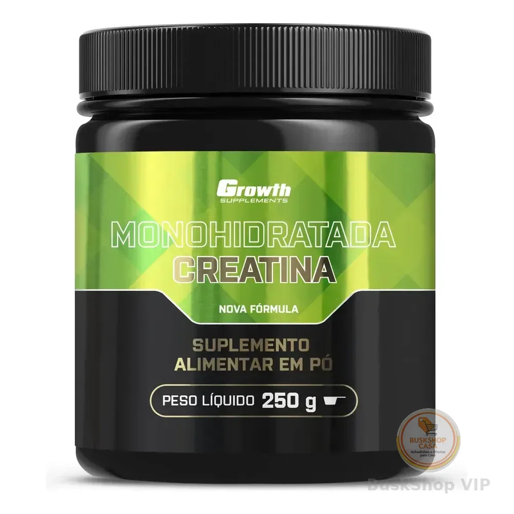 Creatina Monohidratada 250g Growth Supplements - Sem Sabor Em Pó