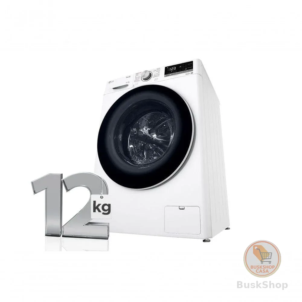 Lava e Seca LG 12Kg Smart com Inteligência Artificial AIDD Branca VC4 CV5012WC4-127 Volts