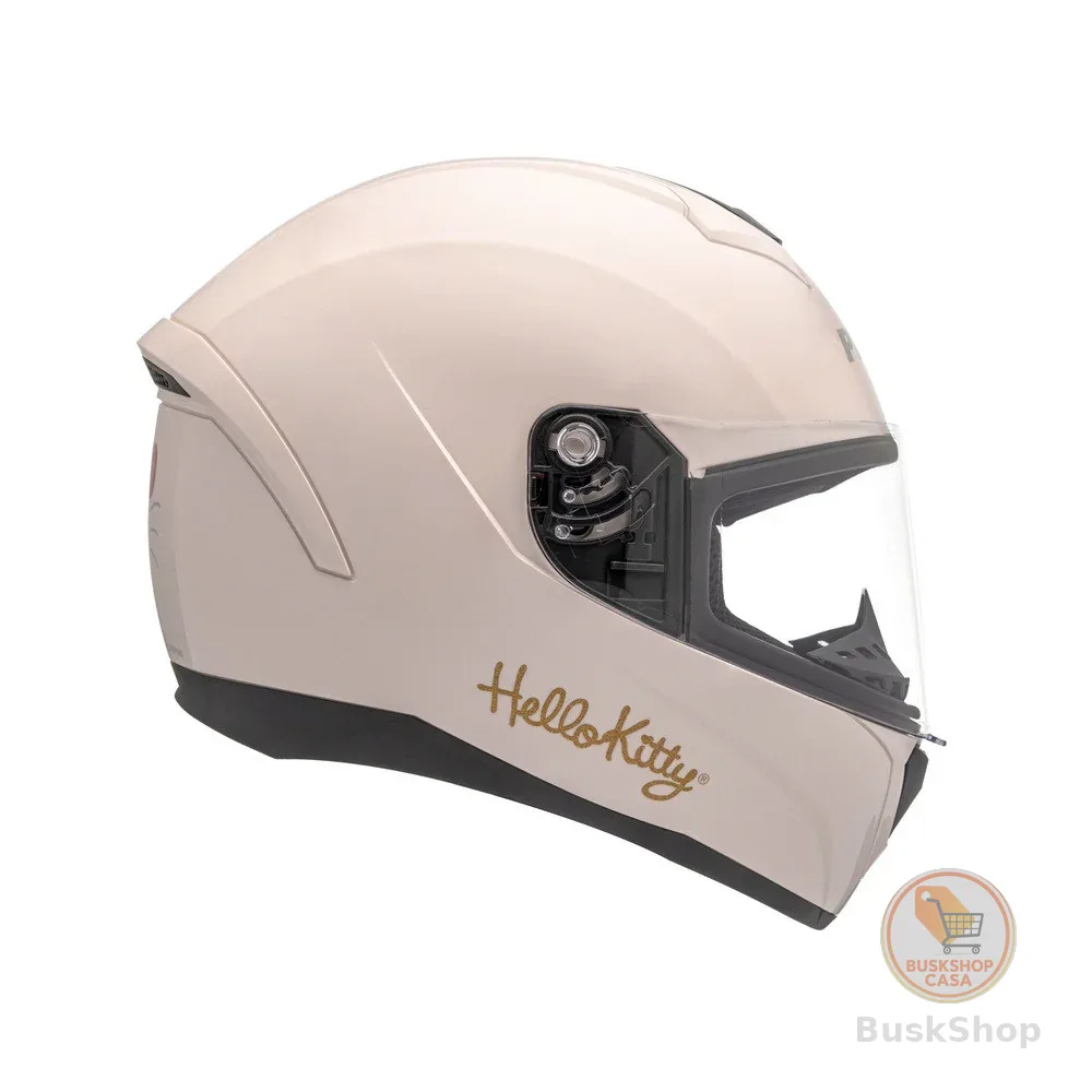 Capacete Moto Fechado Hello Kitty Hk Peels Checked
