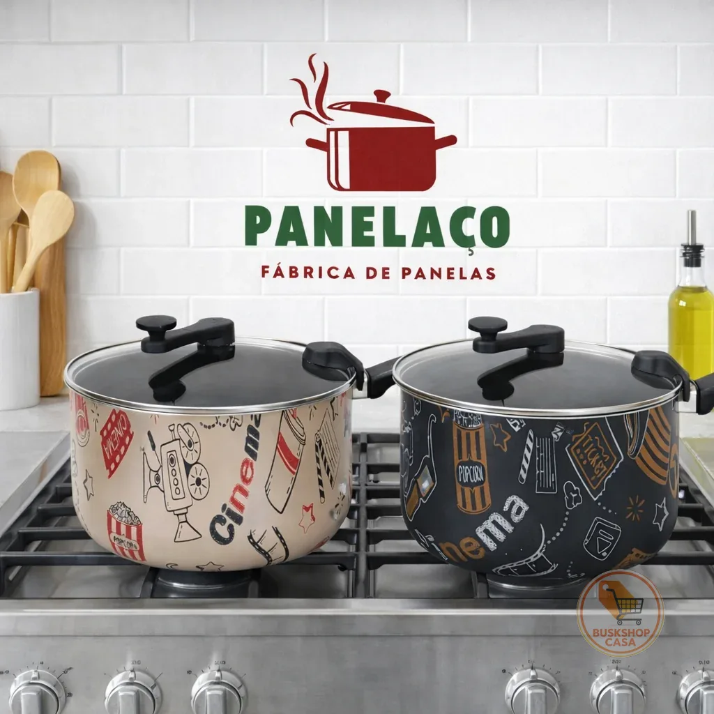 Pipoqueira panela antiaderente com desenho 4,5L n20