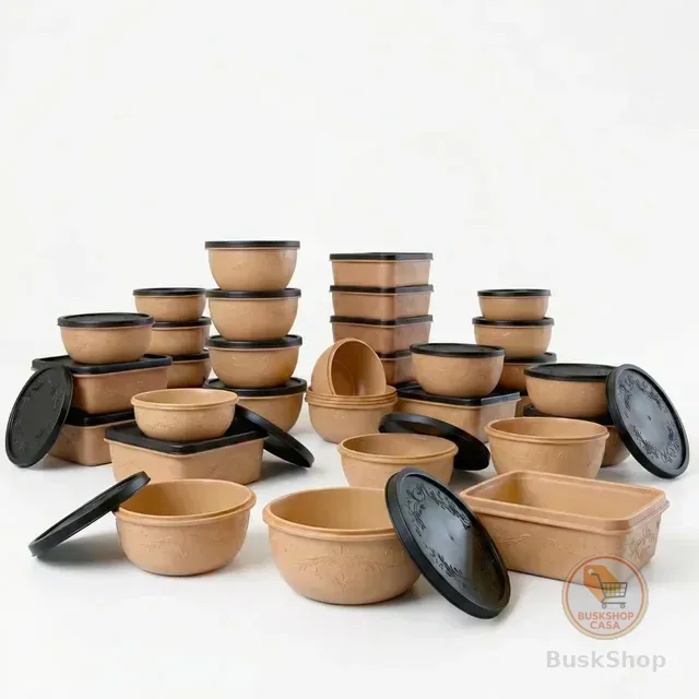 Kit 21 Potes Plásticos Com Tampa Tamanhos Variados Livre Bpa