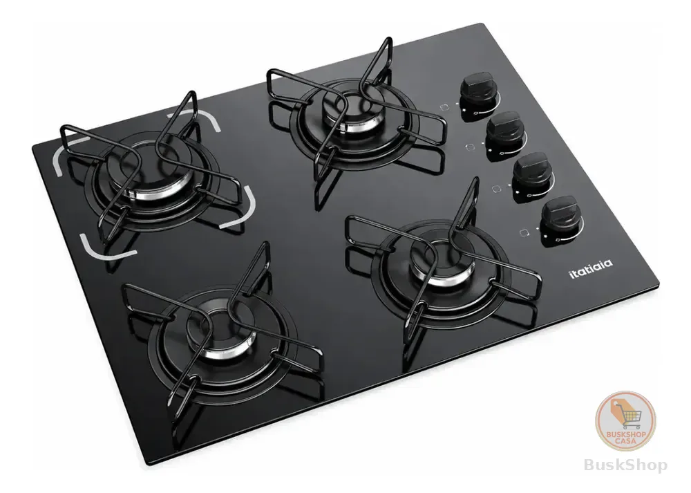 Cooktop Itatiaia Essencial 4 Bocas cor Preto