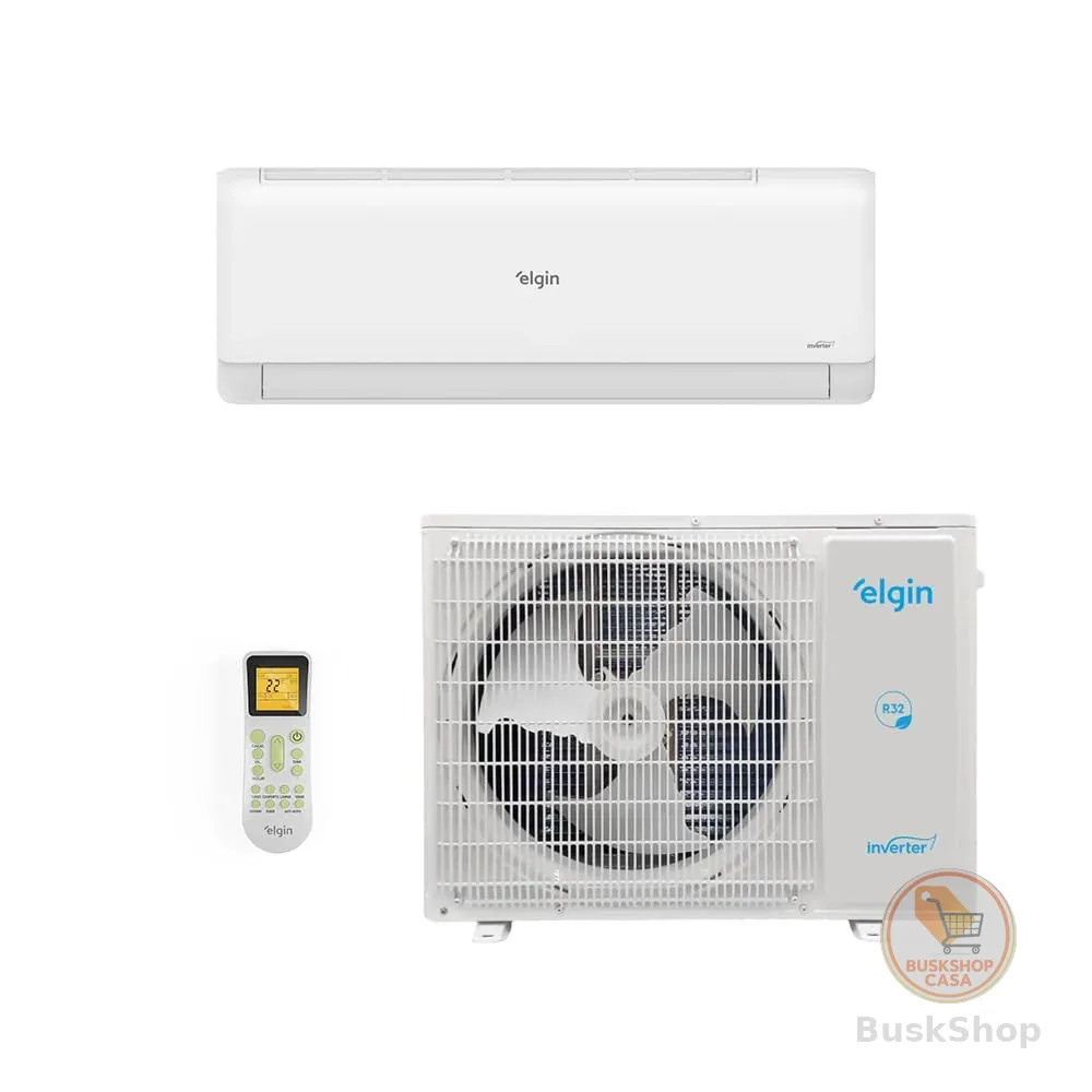 Ar-Condicionado Split Inverter II 18000 BTUs Elgin Eco com Wi-Fi Integrado High Wall Só Frio HJFI18C2WG/HJFE18C2CG 220V