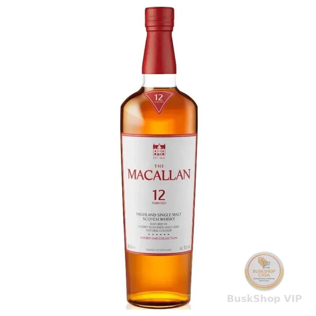 The Macallan Whisky Sherry Oak 12 Anos Single Malt 700ml