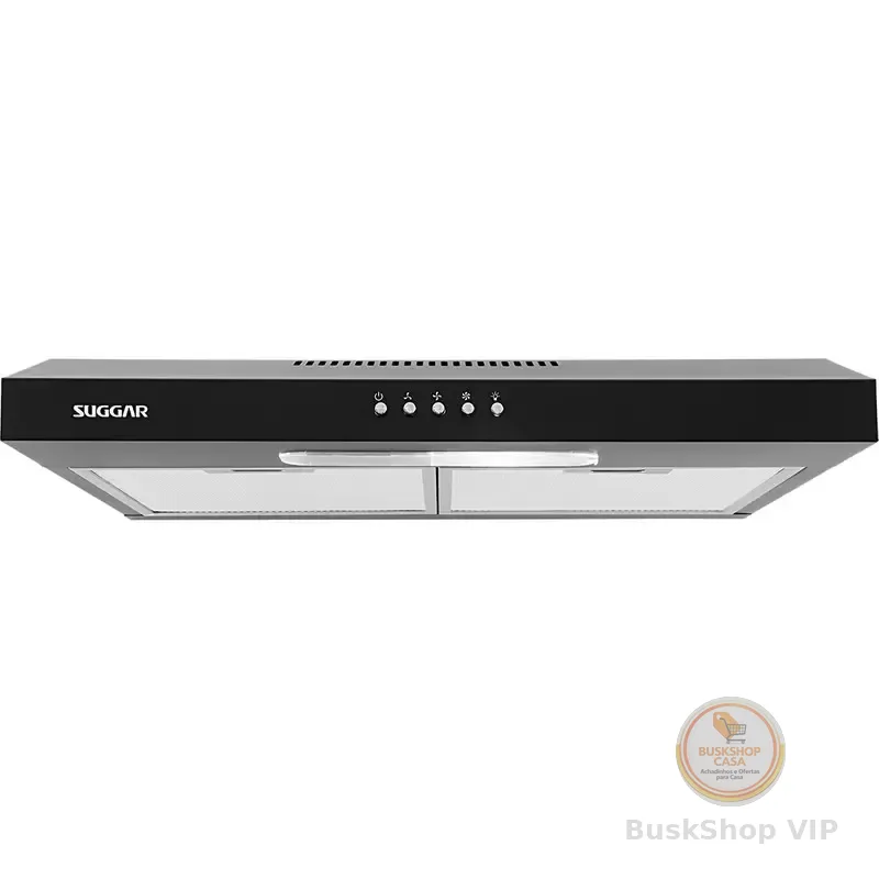Depurador Exaustor Slim 60cm Preto Dps161pt Suggar 127v