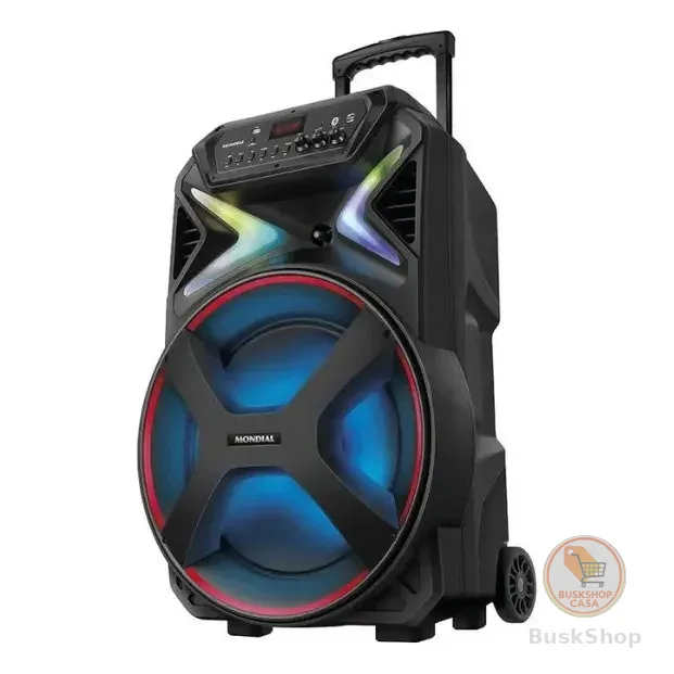 Caixa De Som Amplificada Mondial Connect Lights Plus Cm-700