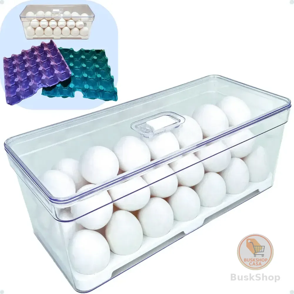 Organizador 40 Ovos Porta Ovos Geladeira Cozinha Acrilico