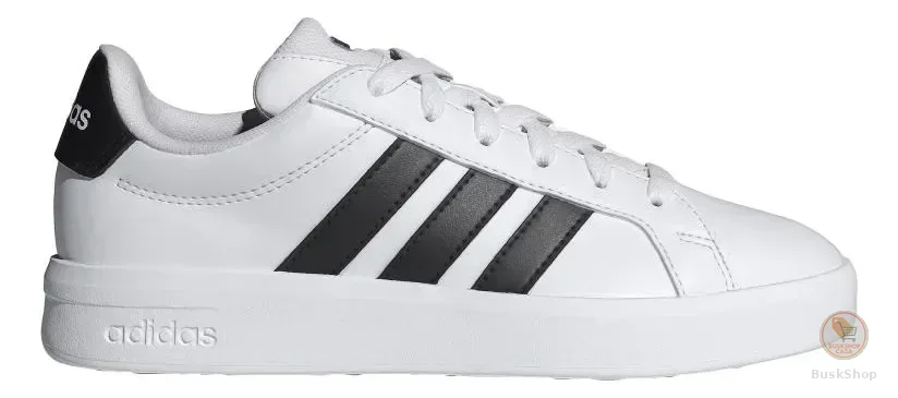 Tênis Grand Court 3.0 Juvenis adidas Branco / Cloud White / Core Black / Cloud White 36 Br