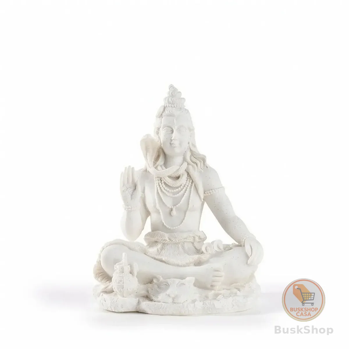 Estátua de Shiva em Meditação, Estatueta de Shiva em Posição Espiritual Com