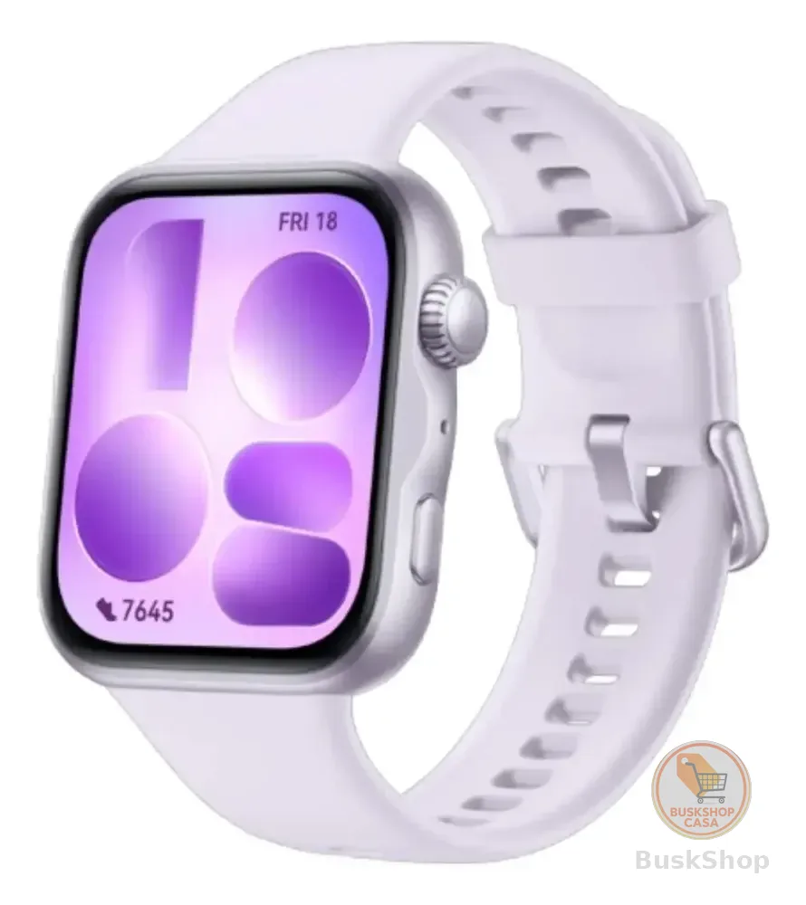 Smartwatch HUAWEI WATCH FIT 5 AMOLED de 182" Design Leve Mini Treino Bateria com Até 10 Dias 64 GB Gerenciamento Avançado da Saúde Monitor do Sono SpO2 GPS Compatível com iOS e Android Roxo